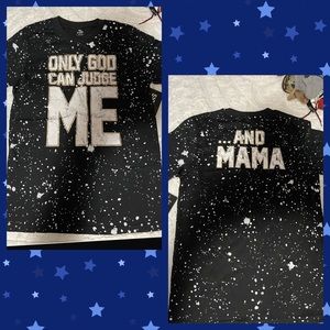 BOYS SZ 16-18 “ONLY GOD AND MAMA CAN JUDGE ME” 🥰😉 T-SHIRT